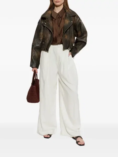 Pantaloni Gestuz alb