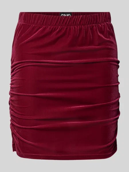 REVIEW x GNO — Spódnica mini z marszczeniami