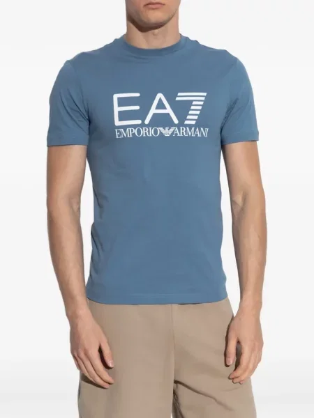 Μπλούζα Ea7 Emporio Armani με σχέδιο μπλε