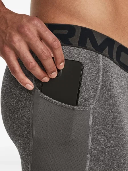 Jacquard leggings Under Armour autogrammal szürke