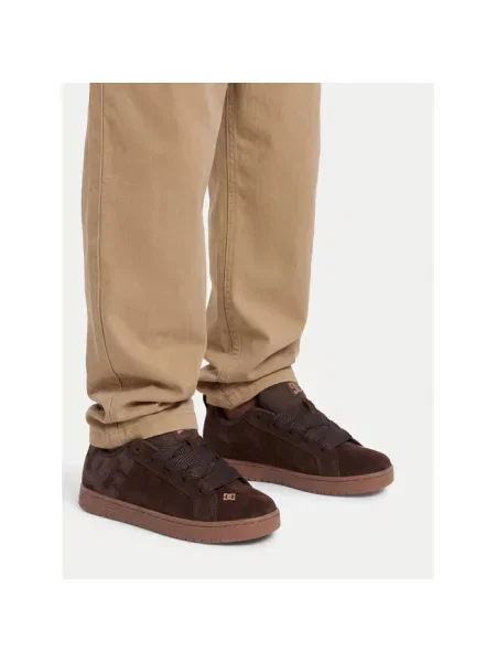 Sneakersy DC Shoes brązowe