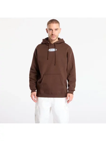 Sweatshirt PLEASURES Overview Hoodie Brown M rjava