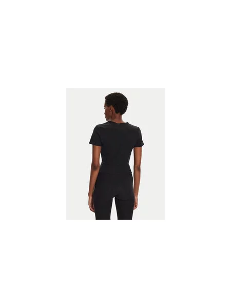 Adidas Marškinėliai Essentials Juoda Slim Fit balta
