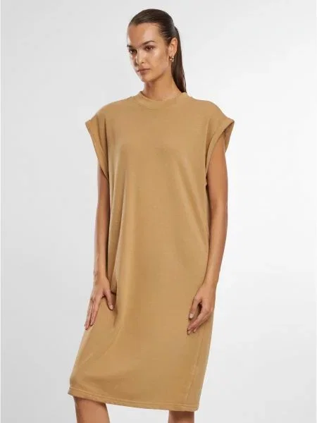 Rochie Urban Classics de costum din material terry bej