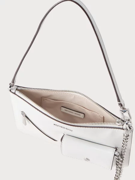 Geantă MICHAEL Michael Kors Jet Set alb