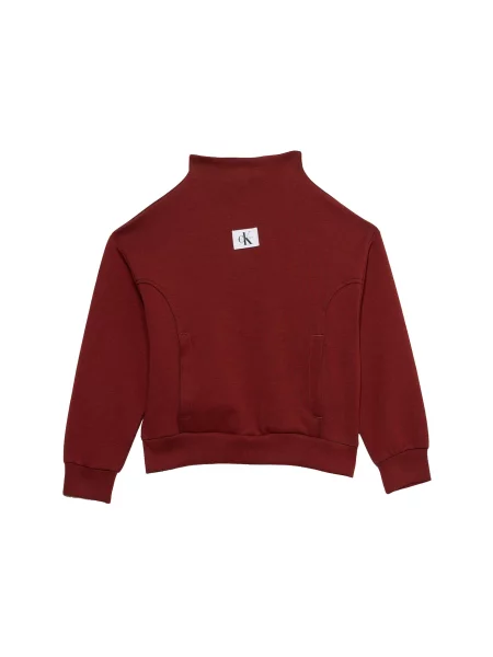Palton copii Calvin Klein Jeans roșu