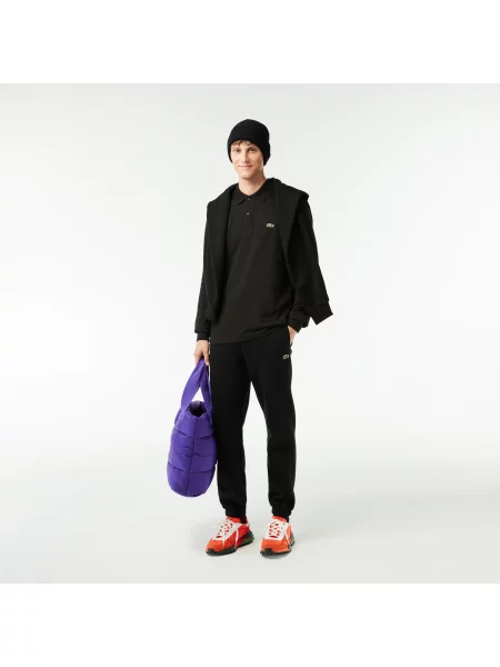 Lacoste Koszulka Polo Z Długim Rękawem Regular Fit czarna