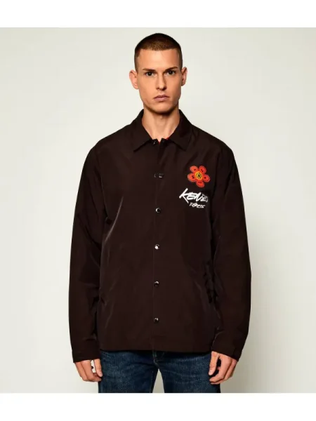 Kenzo Cămașă Kenzo x Futura | Loose fit maro