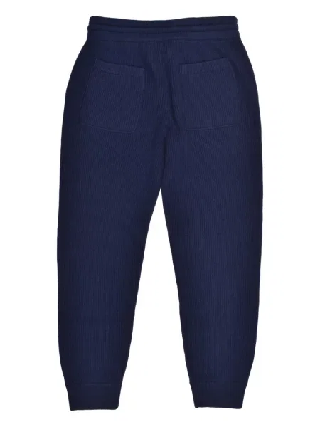 Pantaloni Brunello Cucinelli alergare cu cordon albastru
