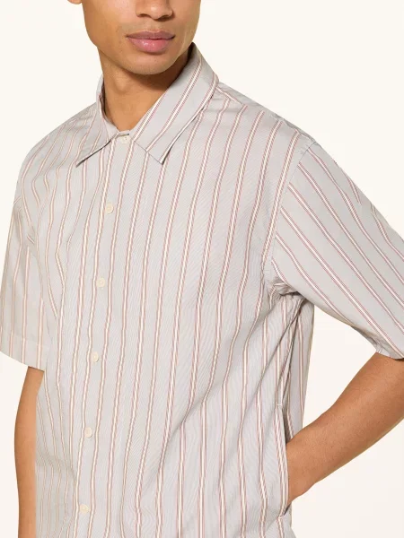 Košile S Krátkým Rukávem Reed Comfort Fit modrá / červená bílá