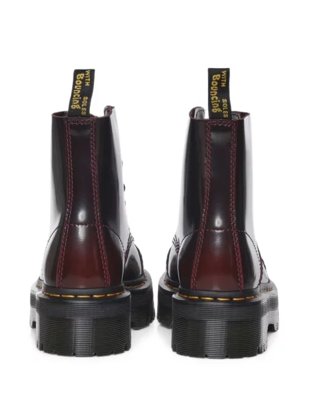 Botine Dr. Martens cu platformă roșu