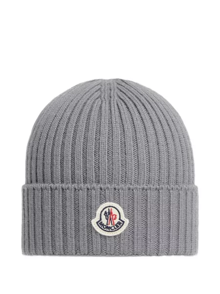Czapka dziecięca Moncler Enfant szara