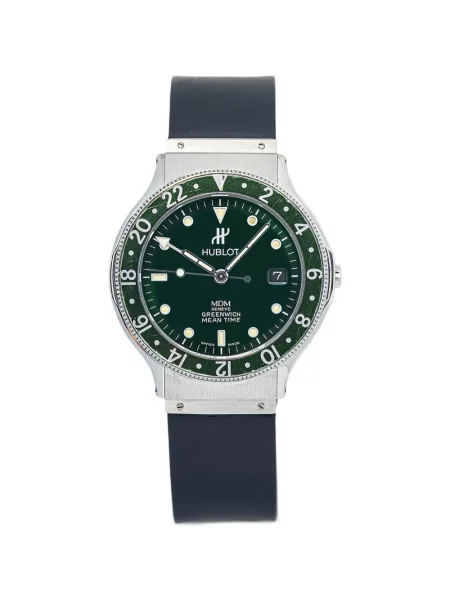 Klasszikus óra Hublot zöld