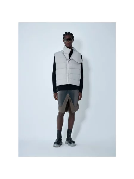 Kamizelka puchowa Rick Owens pikowana biała