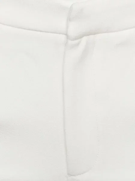 Sužene hlače Roland Mouret od krep bijela
