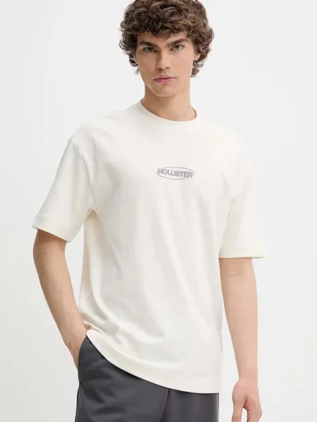 Kratka majica Hollister Co. bež