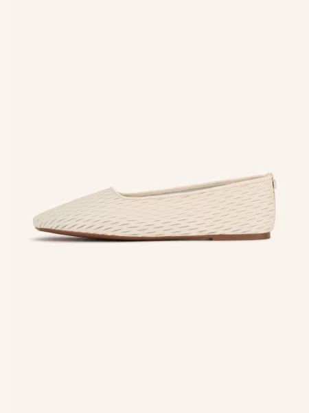 Calvin Klein Baleriny Oblique weiss