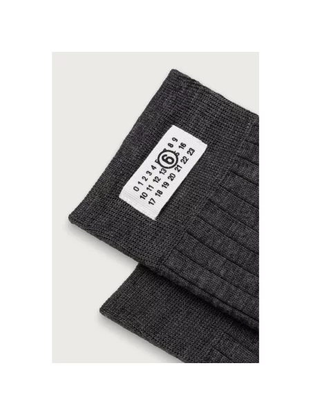 Skarpety Mm6 Maison Margiela z paskiem szare