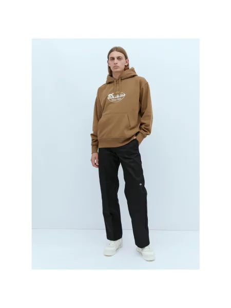 Bluza z kapturem Dickies z kapturem brązowa