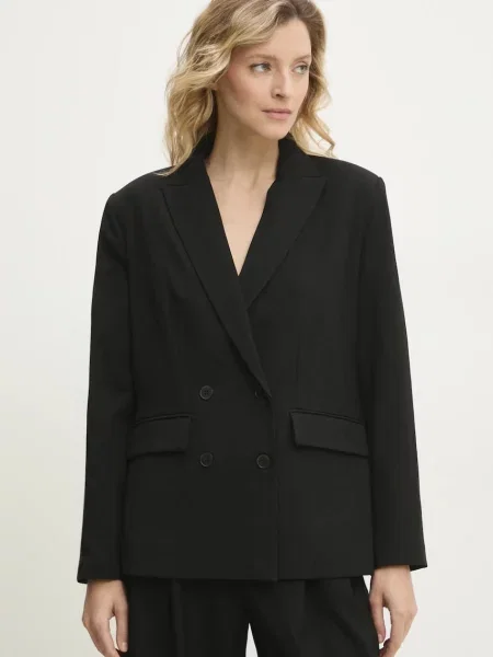 Answear Lab sacou cu doua randuri de modelator negru