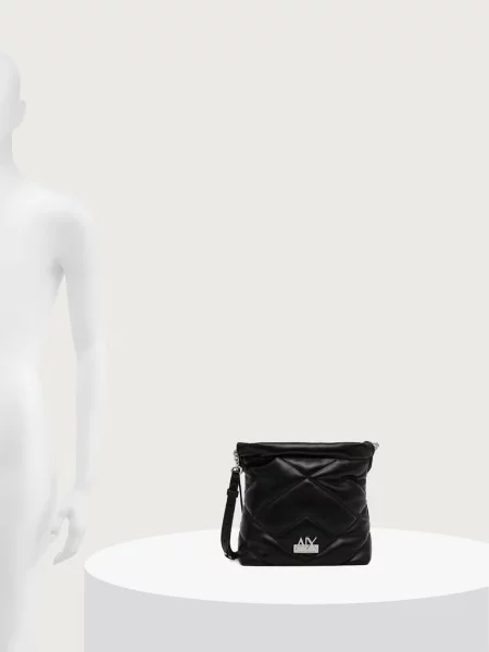 Кожаная сумка через плечо Armani Exchange
