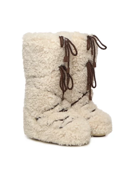 Śniegowce Moon Boot beżowe