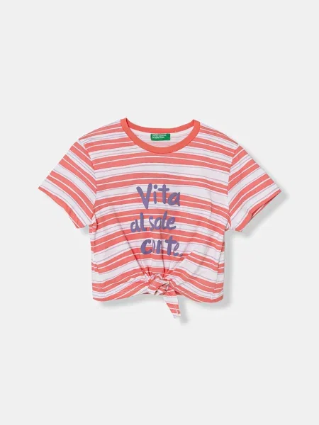 United Colors of Benetton tričko růžové