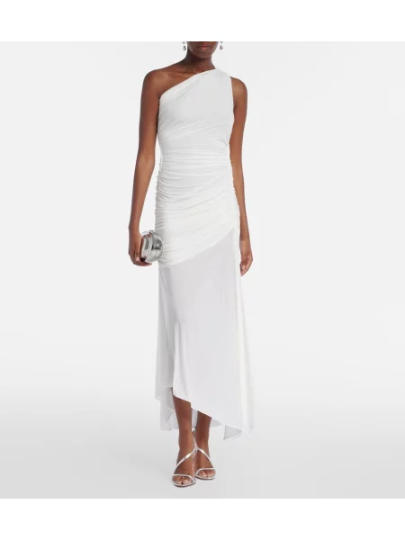 Rochie de cocktail Alex Perry din jerseu alb