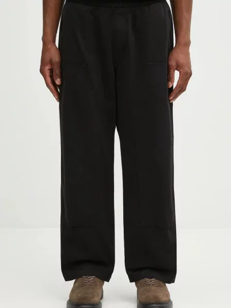 Carhartt WIP pantaloni de Crawton Pant drept negru