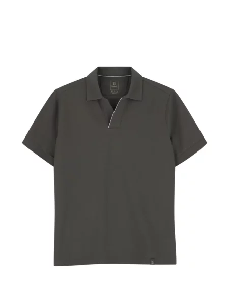 Tricou polo Boggi Milano stretch gri