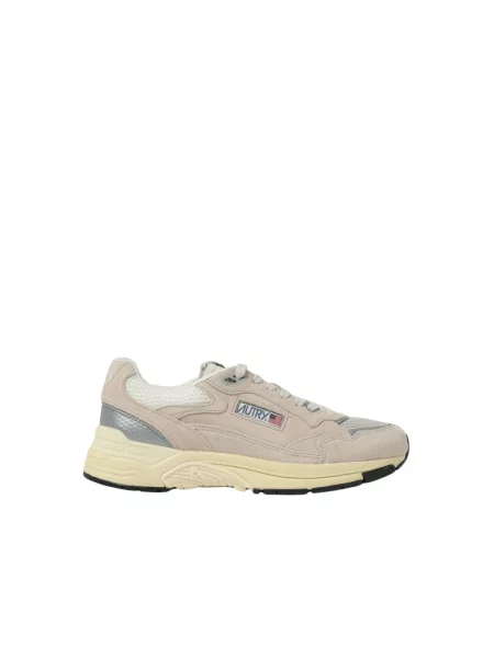 Sneakersy Autry skórzane brązowe