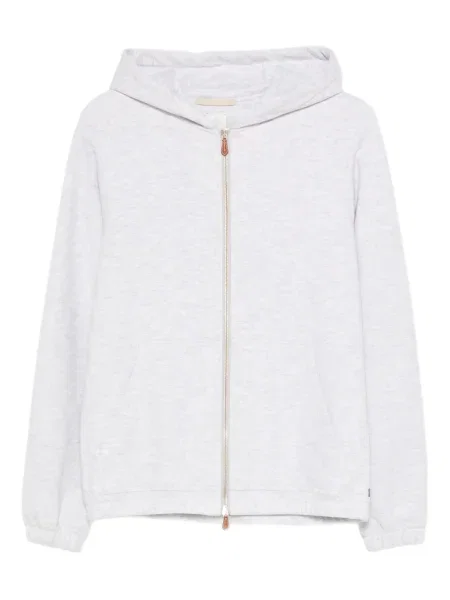 Majica s kapuljačom Eleventy siva