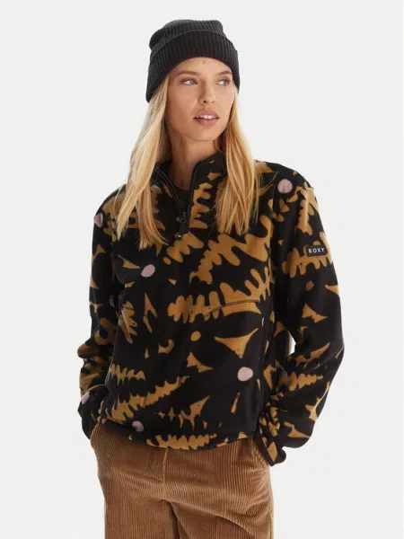 Fleece φλις φούτερ Roxy μαύρο