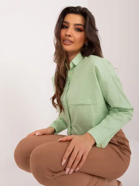 Cămașă By Pommes Life verde