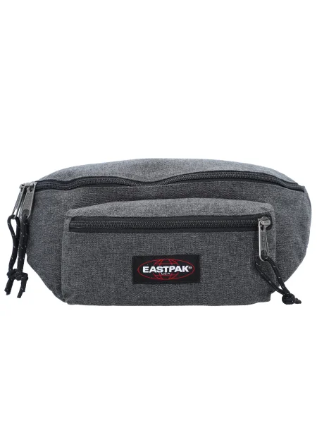 EASTPAK Torbica za okrog pasu Doggy bazaltno siva / temno siva / rdeča bela