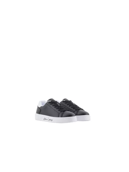 Sneakersy Armani Exchange z logo czarne