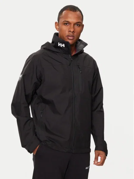 Olcsóbban. Férfi vitorlás kabát Helly Hansen Crew Hooded fekete. Méret: S fekete