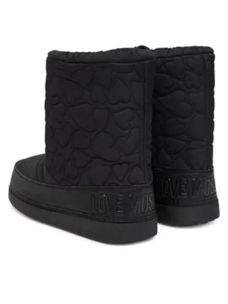 LOVE MOSCHINO Škornji za sneg črna