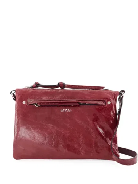 Geanta crossbody Isabel Marant din piele roșu
