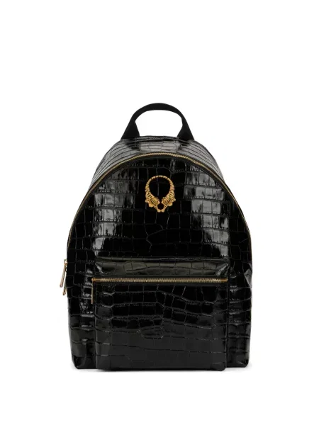 Rucsac Roberto Cavalli cu dungi de tigru negru