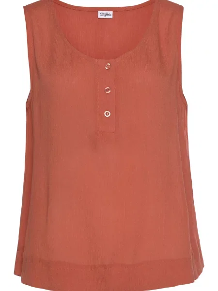 BUFFALO Bluză ruginiu roșu