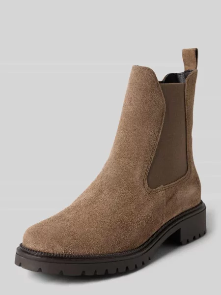 Buty chelsea z naturalnej skóry bydlęcej Tamaris