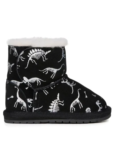 EMU Australia Cizme de zăpadă Toddle Reflective Dino negru