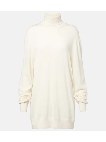 Heláncă The Row din cașmir alb