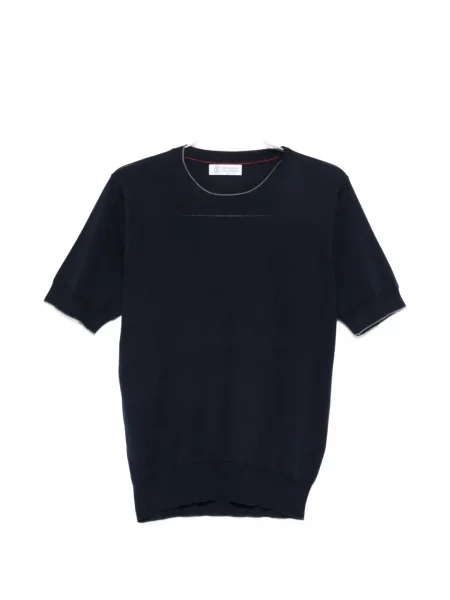 Tricou Brunello Cucinelli albastru