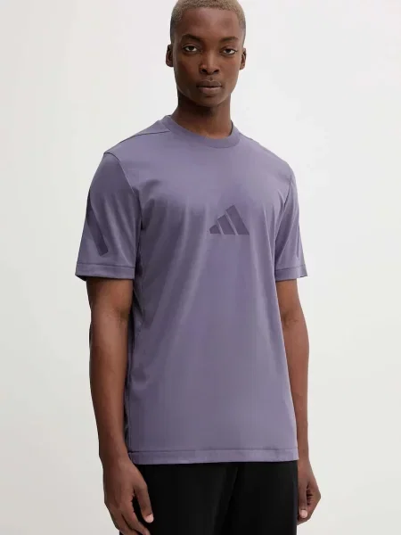 Тениска adidas adidas x Z.N.E лилаво с принт виолетово