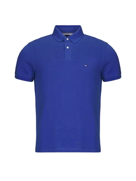 Polo majica Tommy Hilfiger s kratkimi rokavi modra