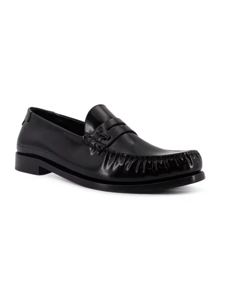 Półbuty Saint Laurent skórzane czarne