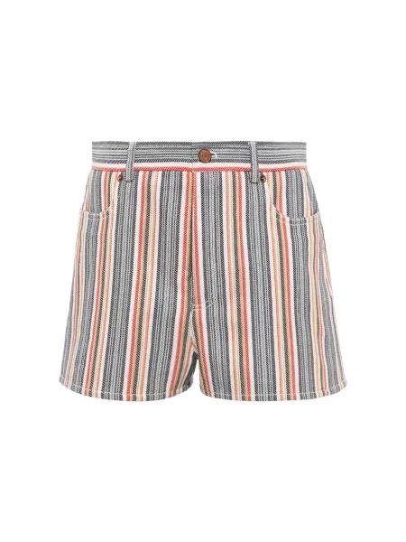 Szorty jeansowe See By Chloã© w paski