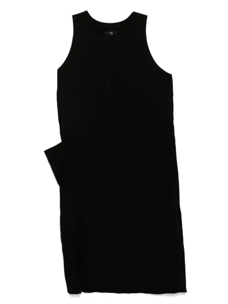 Rochie fără mâneci Y's fără mâneci din țesătură twill de costum